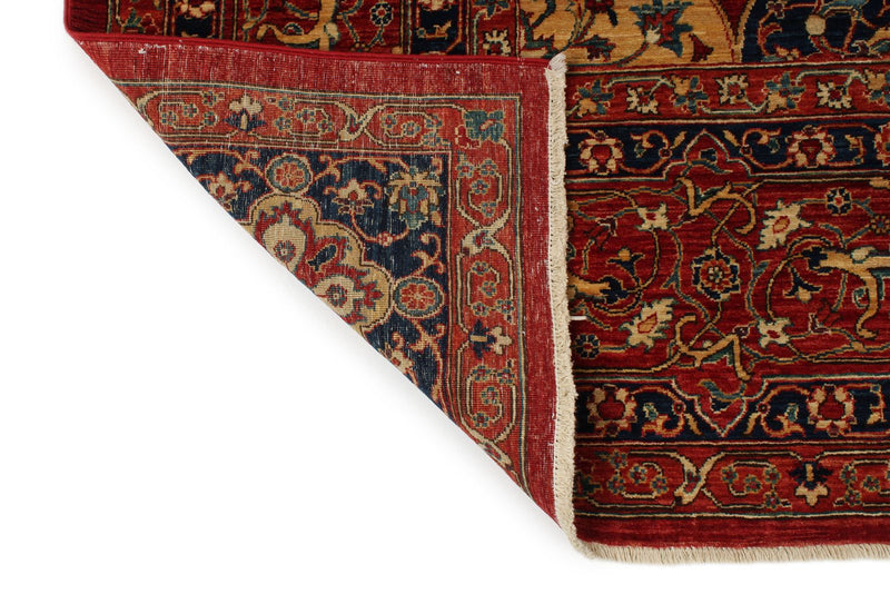 12x16 Burgundy and Multıcolor Anatolian Tribal Rug