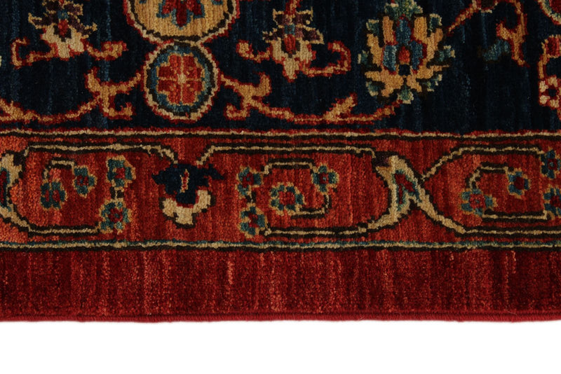 12x16 Burgundy and Multıcolor Anatolian Tribal Rug