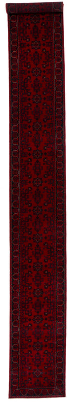 3x22 Red and Navy Turkish Tribal Runner