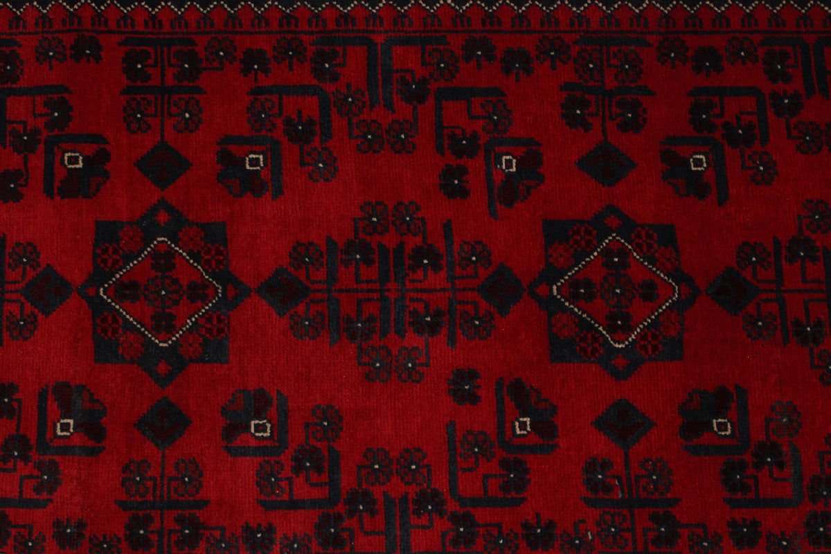 3x22 Red and Navy Turkish Tribal Runner