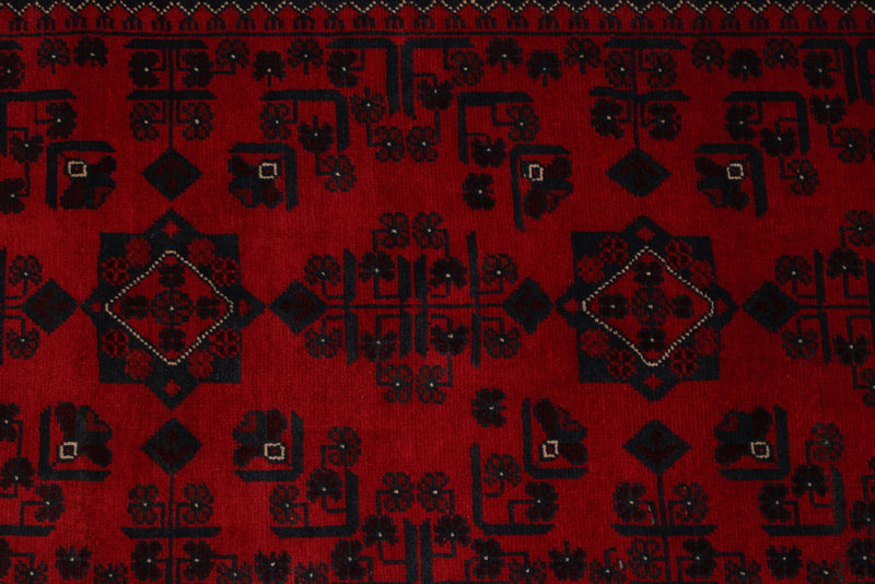 3x22 Red and Navy Turkish Tribal Runner