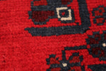 3x22 Red and Navy Turkish Tribal Runner