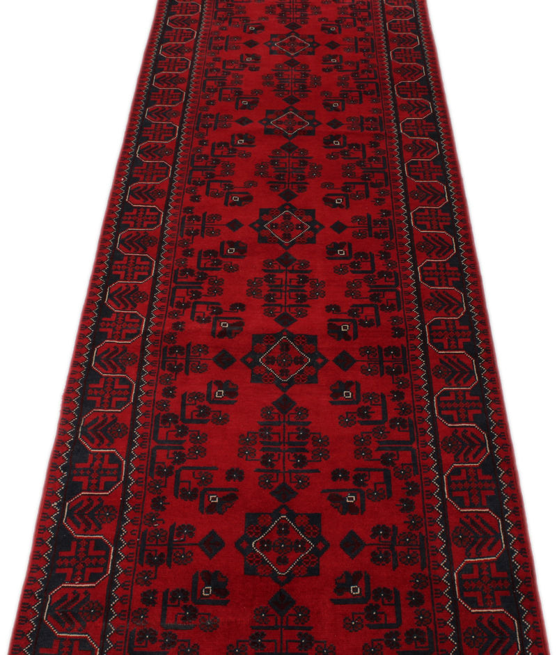 3x22 Red and Navy Turkish Tribal Runner