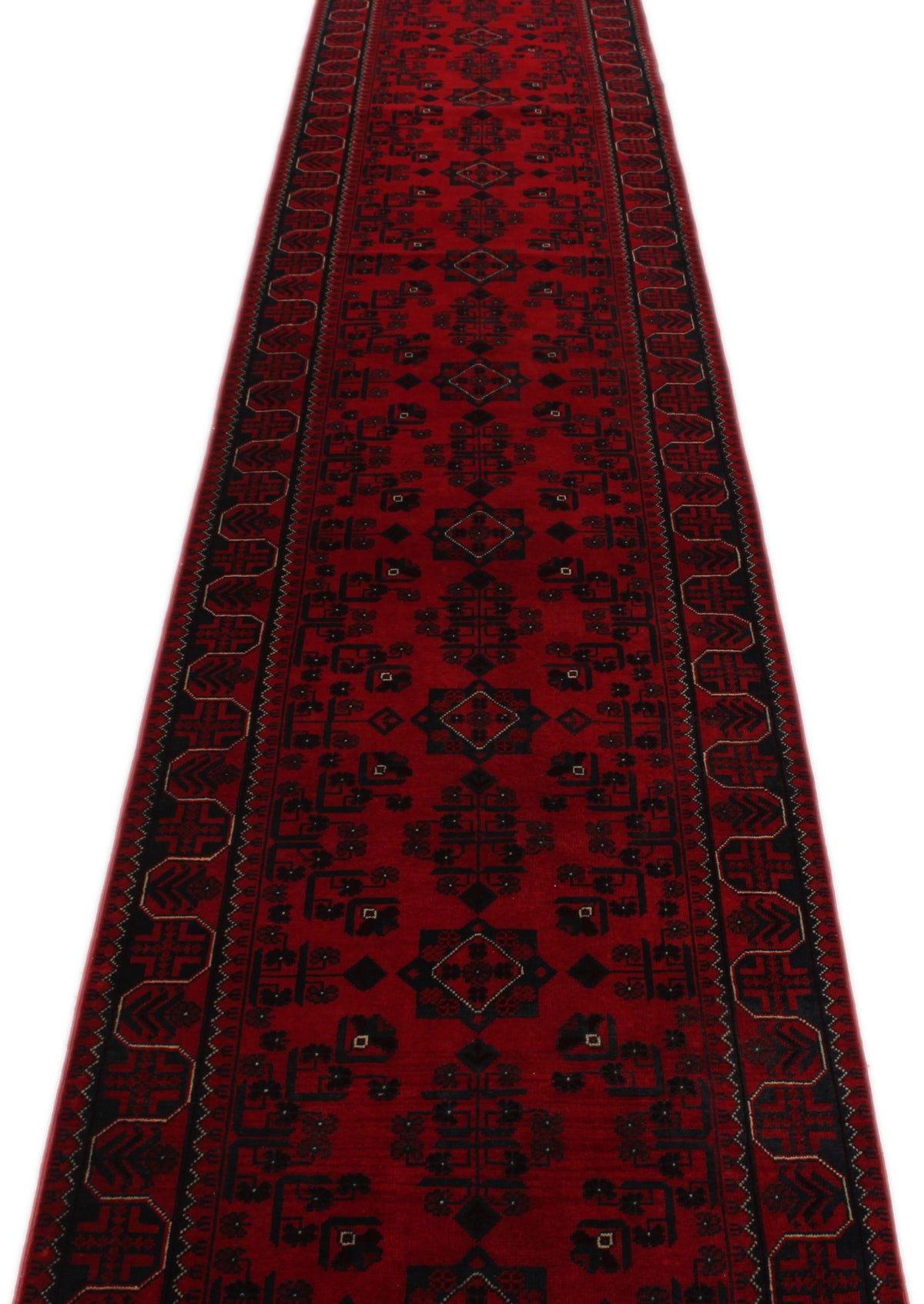 3x22 Red and Navy Turkish Tribal Runner