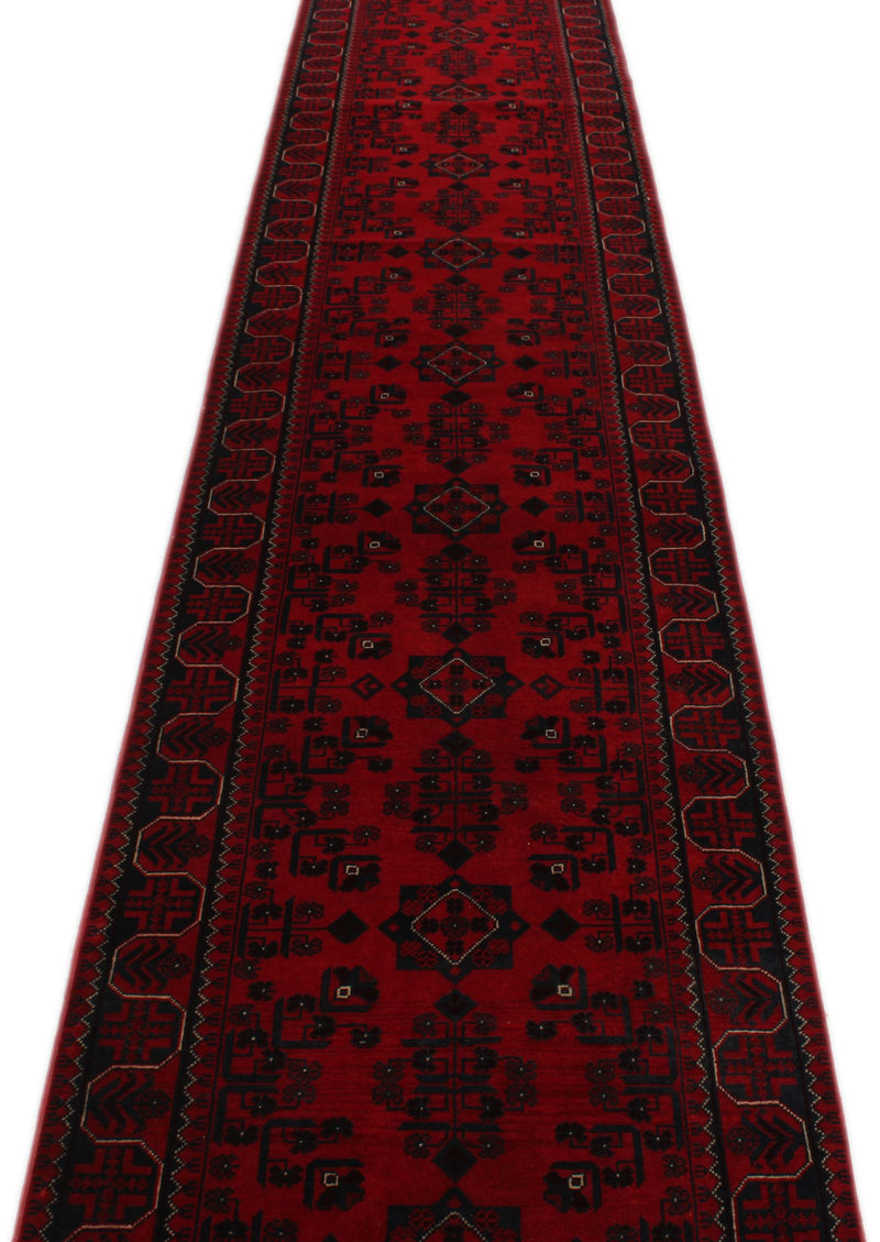 3x22 Red and Navy Turkish Tribal Runner