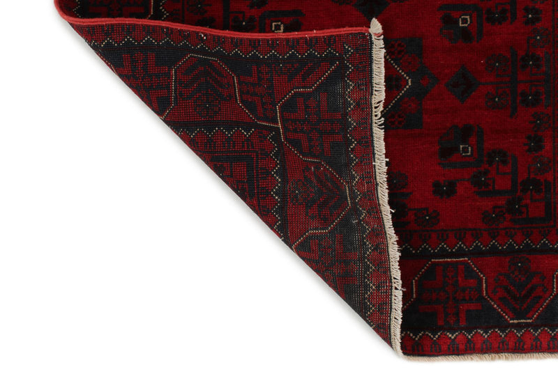 3x22 Red and Navy Turkish Tribal Runner