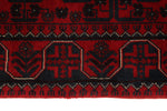 3x22 Red and Navy Turkish Tribal Runner