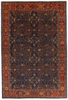 12x18 Navy and Red Anatolian Traditional Rug