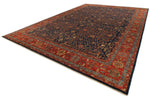 12x18 Navy and Red Anatolian Traditional Rug