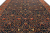 12x18 Navy and Red Anatolian Traditional Rug
