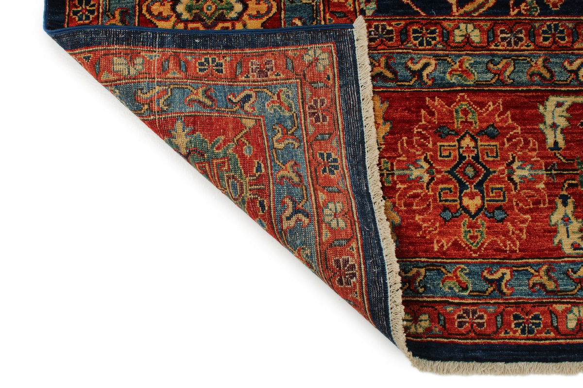 12x18 Navy and Red Anatolian Traditional Rug