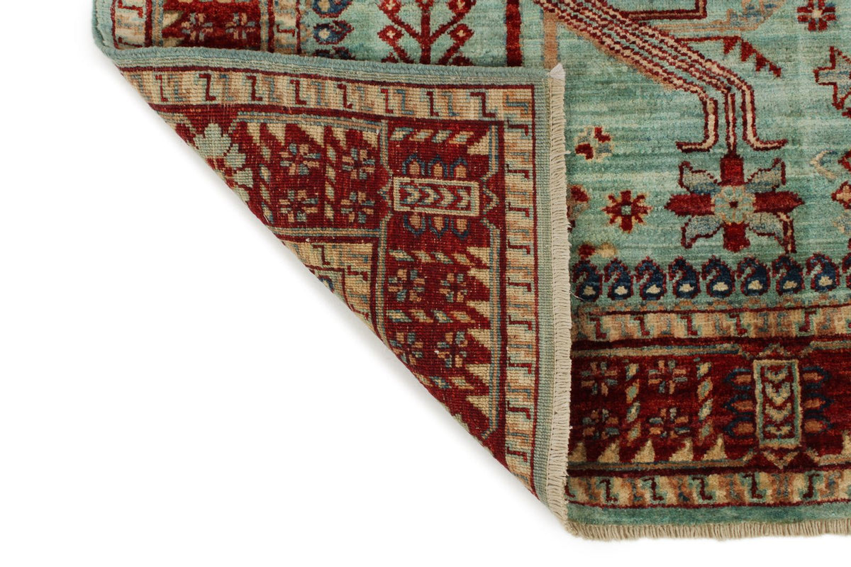 4x12 Blue and Red Anatolian Traditional Runner
