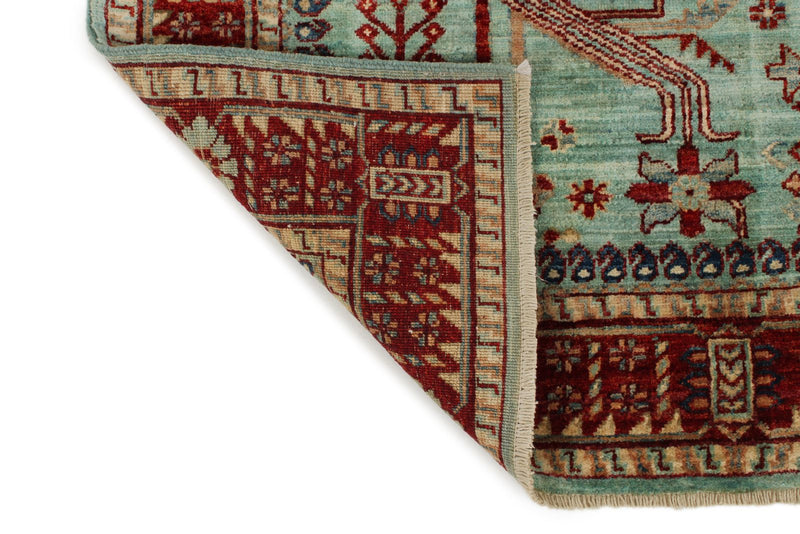 4x12 Blue and Red Anatolian Traditional Runner