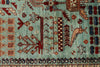 4x12 Blue and Red Anatolian Traditional Runner