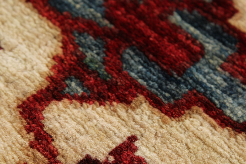 3x25 Beige and Multicolor Anatolian Traditional Runner