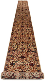 3x25 Beige and Multicolor Anatolian Traditional Runner