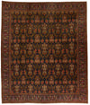 13x15 Navy and Multicolor Persian Traditional Rug