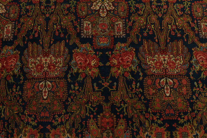 13x15 Navy and Multicolor Persian Traditional Rug