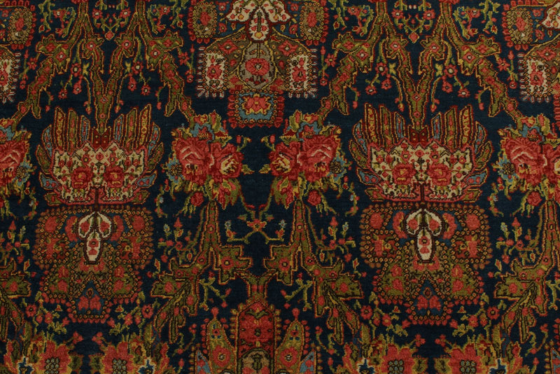 13x15 Navy and Multicolor Persian Traditional Rug