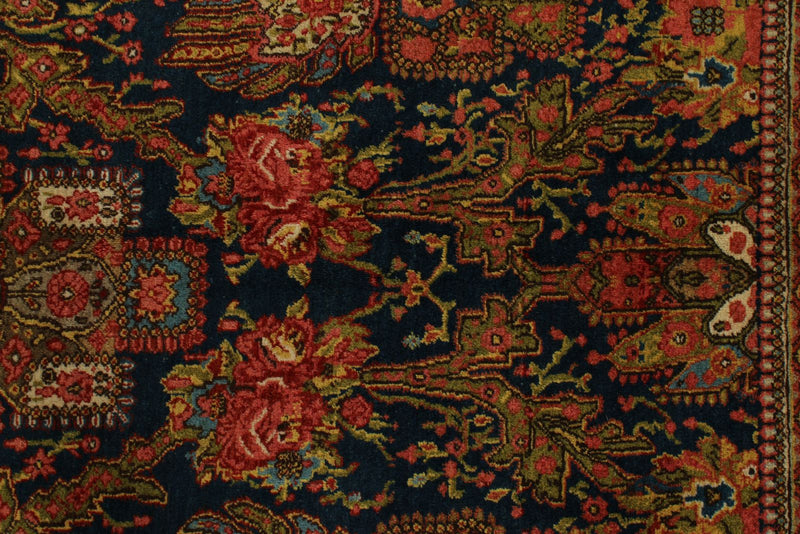 13x15 Navy and Multicolor Persian Traditional Rug