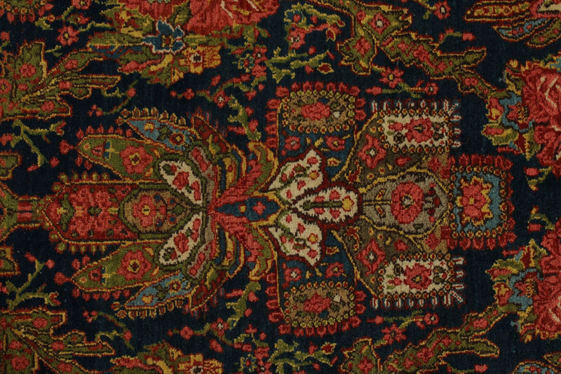 13x15 Navy and Multicolor Persian Traditional Rug