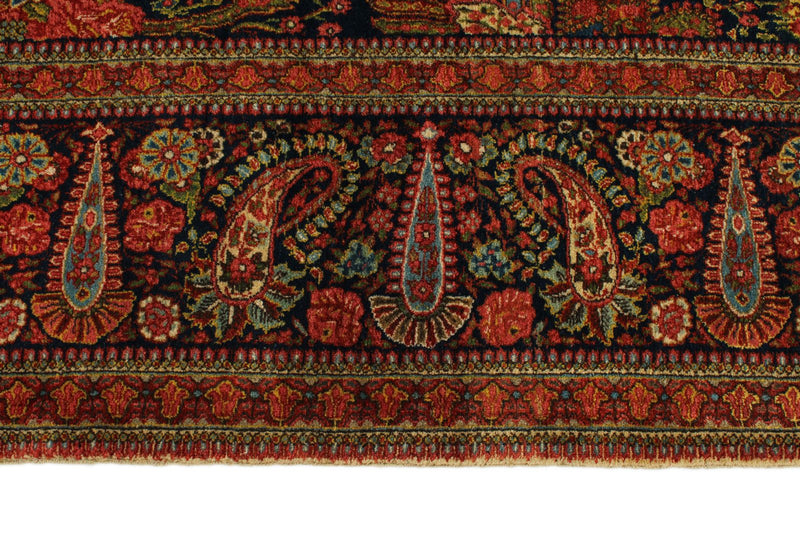 13x15 Navy and Multicolor Persian Traditional Rug