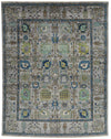 8x11 Gray and Multicolor Anatolian Traditional Rug