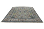 8x11 Gray and Multicolor Anatolian Traditional Rug