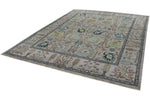8x11 Gray and Multicolor Anatolian Traditional Rug