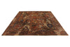8x10 Brown and Multicolor Anatolian Traditional Rug