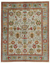 8x10 Gray and Light Blue Anatolian Traditional Rug