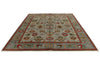 8x10 Gray and Light Blue Anatolian Traditional Rug