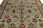 8x10 Gray and Light Blue Anatolian Traditional Rug