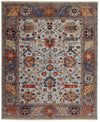 8x10 Gray and Purple Anatolian Traditional Rug