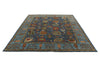 8x10 Navy and Blue Anatolian Traditional Rug
