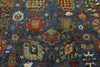 8x10 Navy and Blue Anatolian Traditional Rug