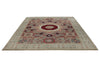 8x10 Gray and Multicolor Turkish Tribal Rug