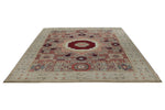 8x10 Gray and Multicolor Turkish Tribal Rug