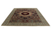 8x10 Gray and Multicolor Turkish Tribal Rug