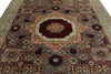 8x10 Gray and Multicolor Turkish Tribal Rug