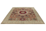 8x10 Green and Multicolor Turkish Tribal Rug