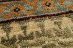 8x10 Green and Multicolor Turkish Tribal Rug