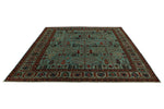 8x10 Blue and Multicolor Anatolian Traditional Rug