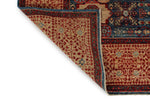 8x10 Light Blue and Ivory Turkish Tribal Rug