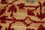 8x10 Light Blue and Ivory Turkish Tribal Rug