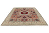8x10 Multicolor and Green Turkish Tribal Rug
