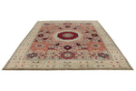 8x10 Multicolor and Green Turkish Tribal Rug