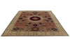 8x10 Multicolor and Green Turkish Tribal Rug