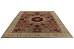 8x10 Multicolor and Green Turkish Tribal Rug