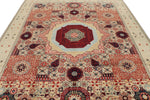 8x10 Multicolor and Green Turkish Tribal Rug